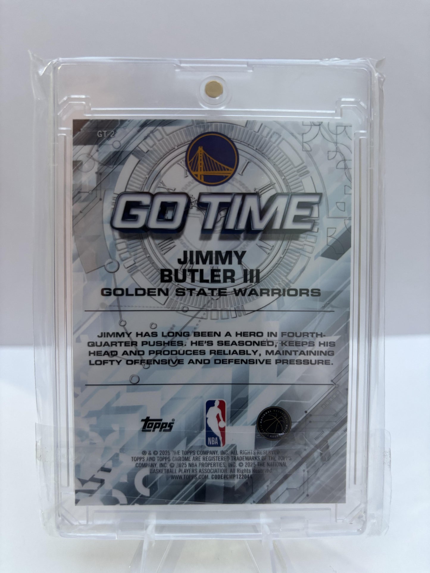 2025-26 Topps Chrome #GT-2 Jimmy Butler III Go Time Refractor