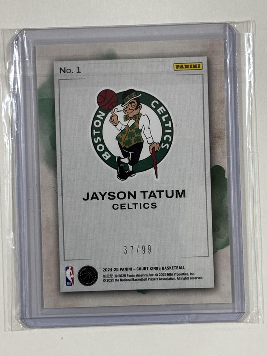 2022-23 Panini Court Kings #1 Jayson Water Color Pink #/99