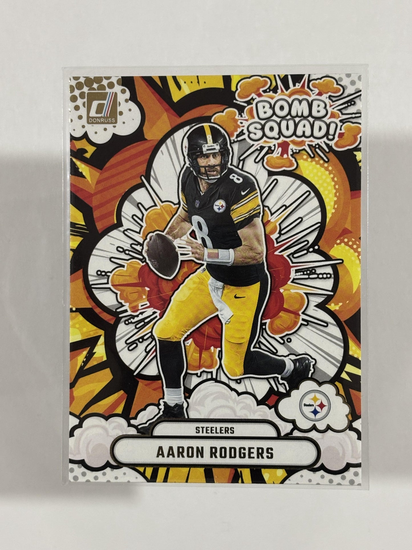 2025 Donruss #BS-ARS Aaron Rodgers Bomb Squad