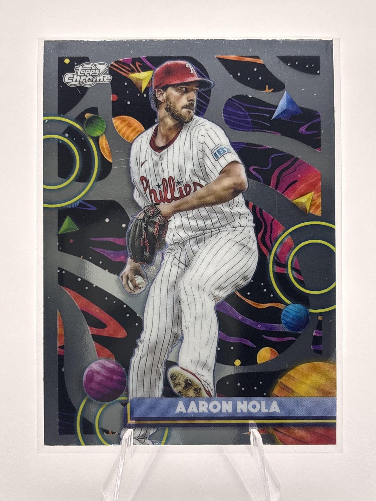 2025 Topps Chrome Cosmic #111 Aaron Nola