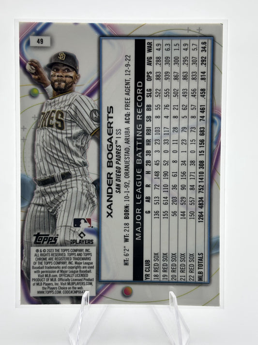 2023 Topps Chrome Cosmic #49 Xander Bogaerts