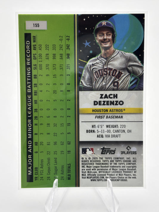 2025 Topps Chrome Cosmic #155 Zach Dezenzo