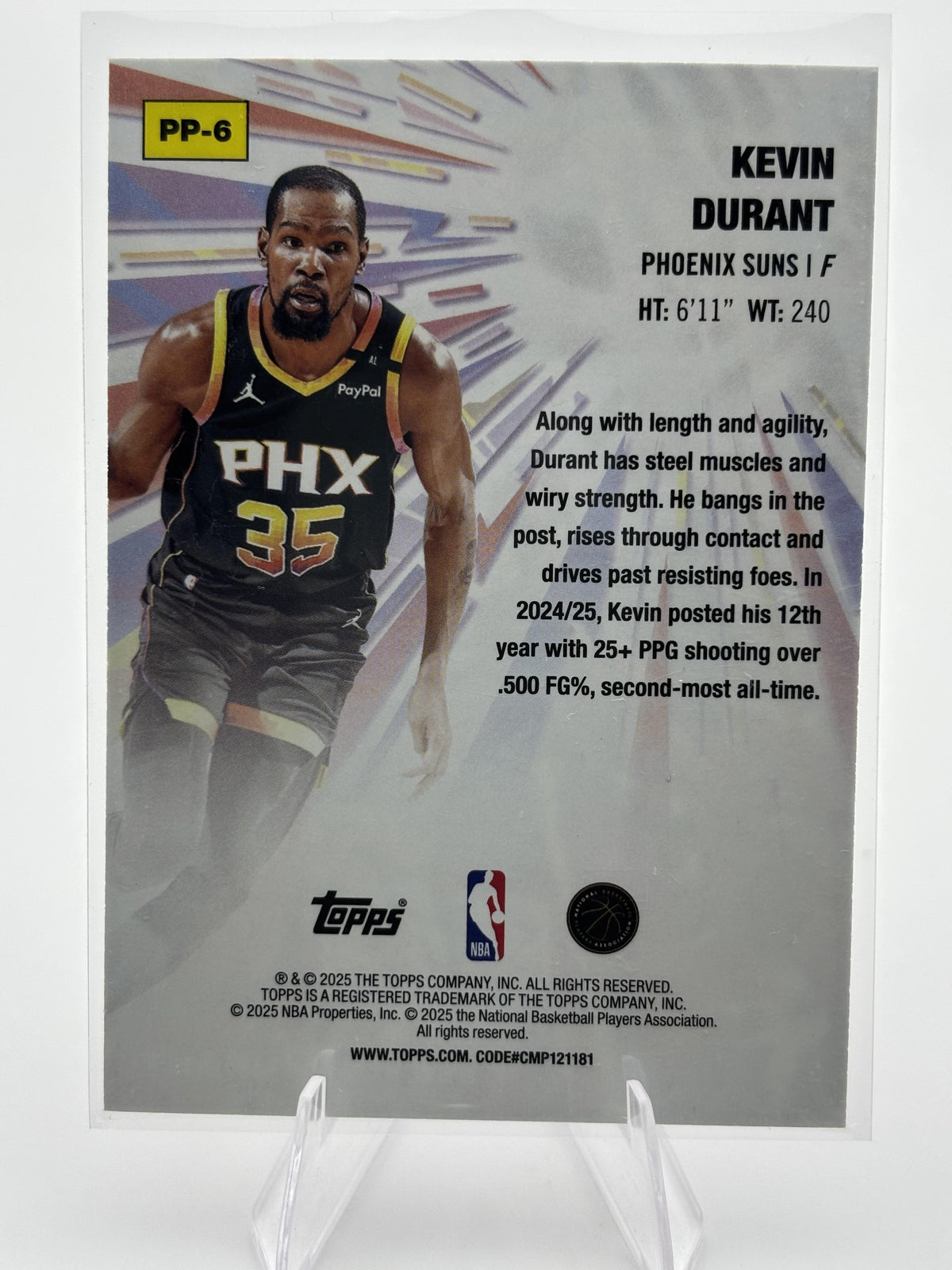 2025-26 Topps #PP-6 Kevin Durant Power Players