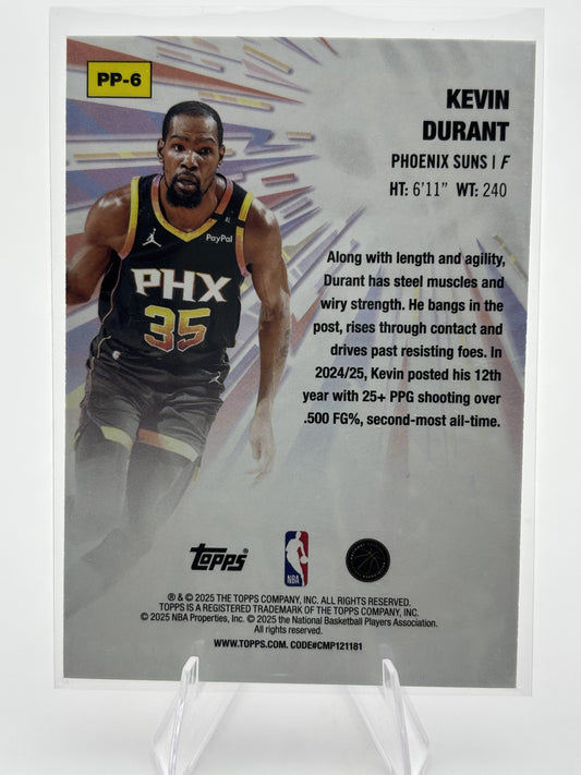 2025-26 Topps #PP-6 Kevin Durant Power Players