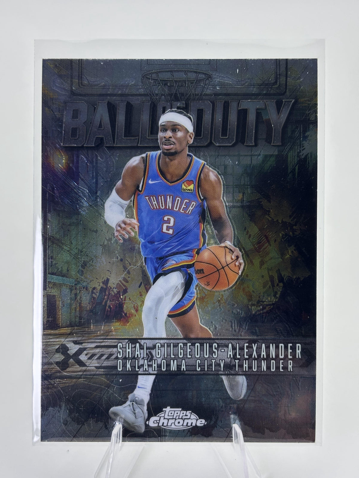 2025-26 Topps Chrome #BD-6 Shai Gilgeous-Alexander Ball of Duty
