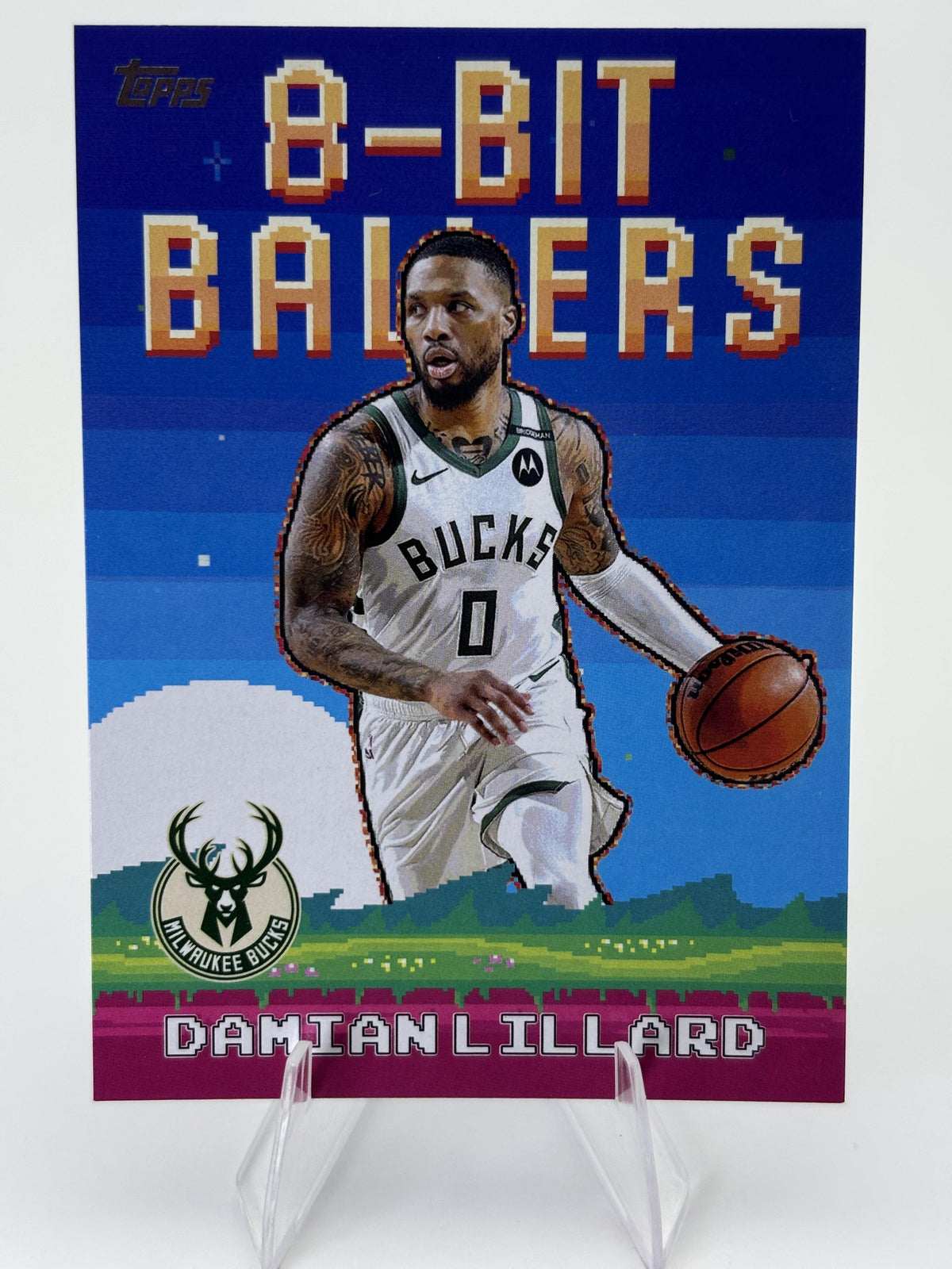 2025-26 Topps #8B-8 Damian Lillard 8-Bit Ballers