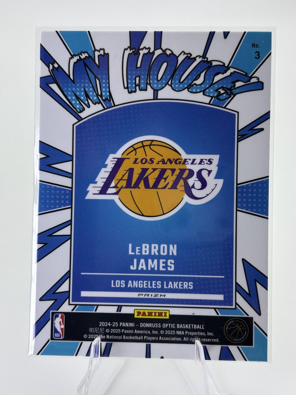 2024-25 Donruss Optic #3 LeBron James My House Purple