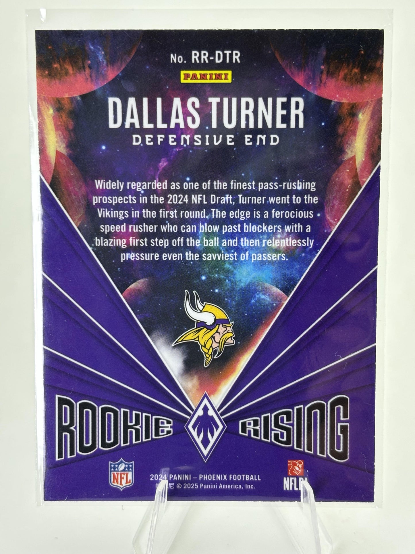 2024 Panini Phoenix #RR-DTR Dallas Turner Rookie Rising