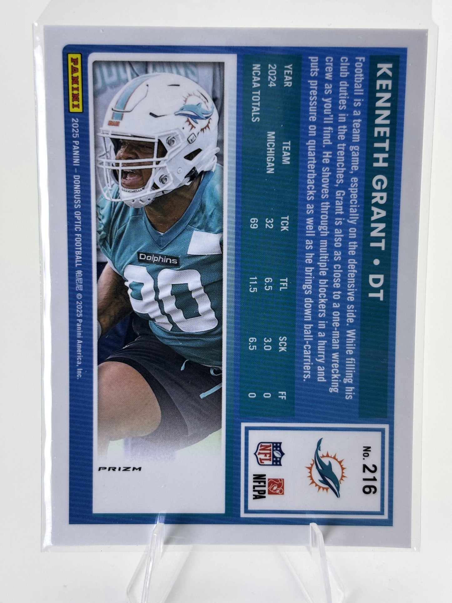 2025 Donruss Optic #216 Kenneth Grant