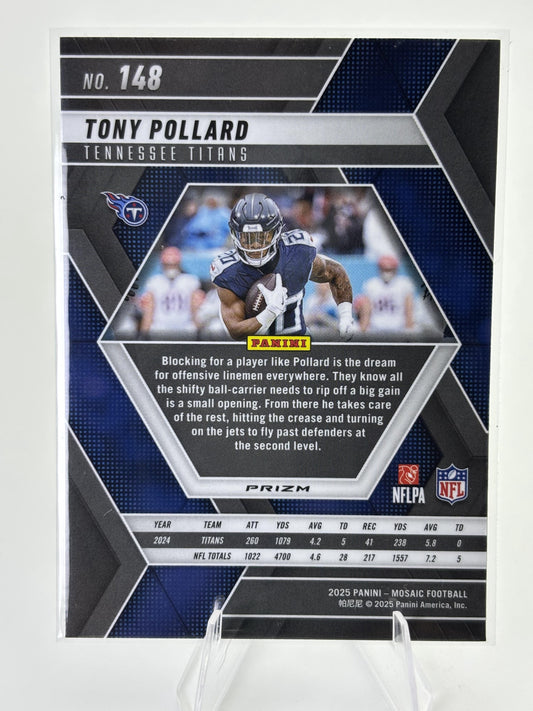 2025 Panini Mosaic #148 Tony Pollard Mosaic