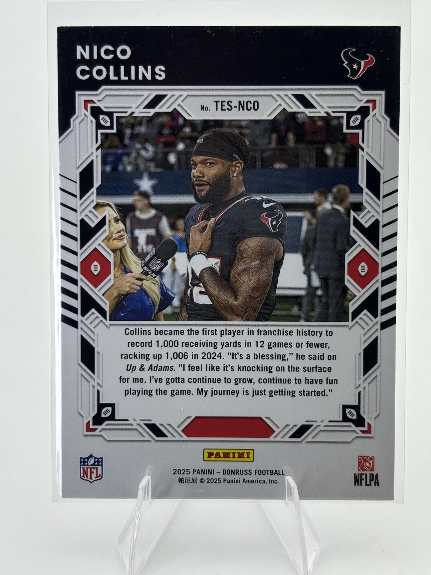2025 Donruss #TES-NCO Nico Collins The Elite Series