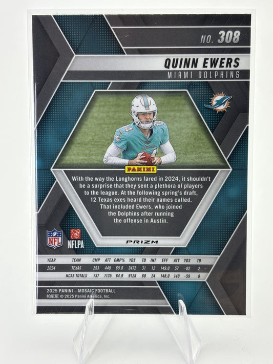2025 Panini Mosaic #308 Quinn Ewers Mosaic