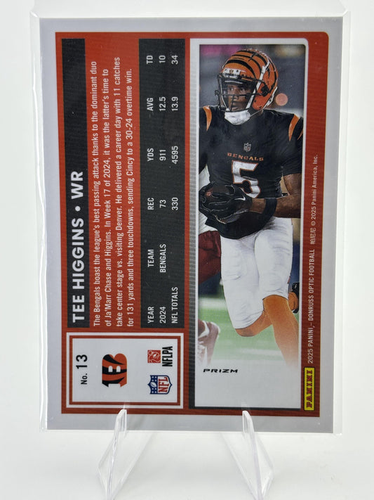2025 Donruss Optic #13 Tee Higgins