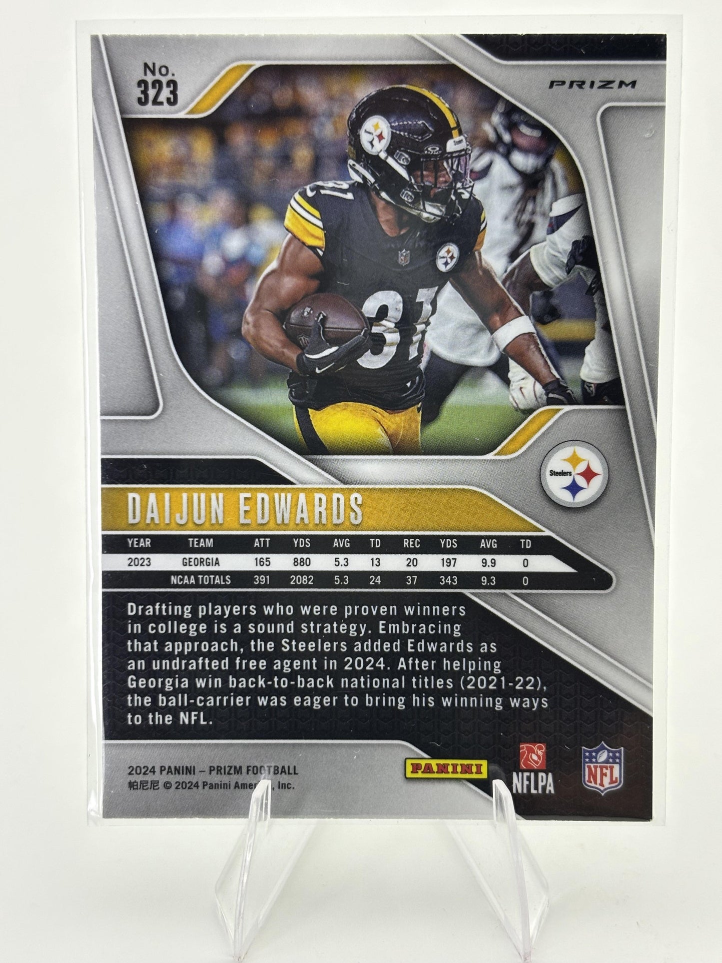 2024 Panini Prizm #323 Daijun Edwards Green