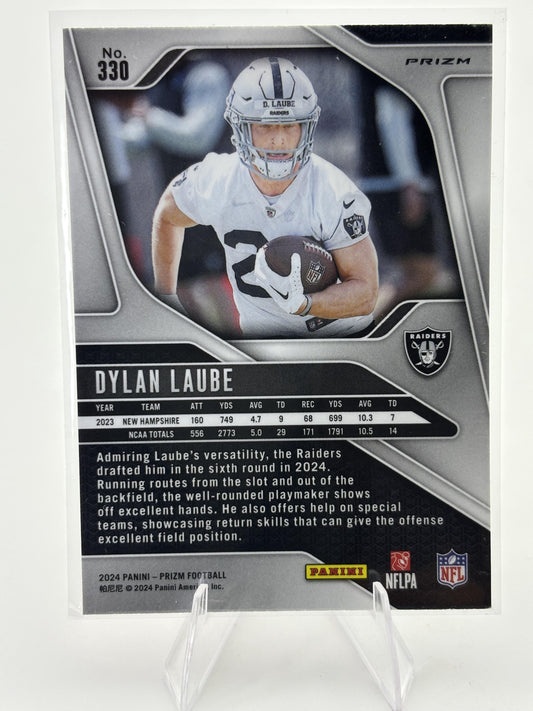 2024 Panini Prizm #330 Dylan Laube Lazer