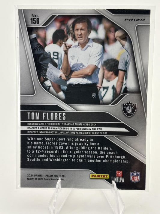 2024 Panini Prizm #156 Tom Flores Lazer