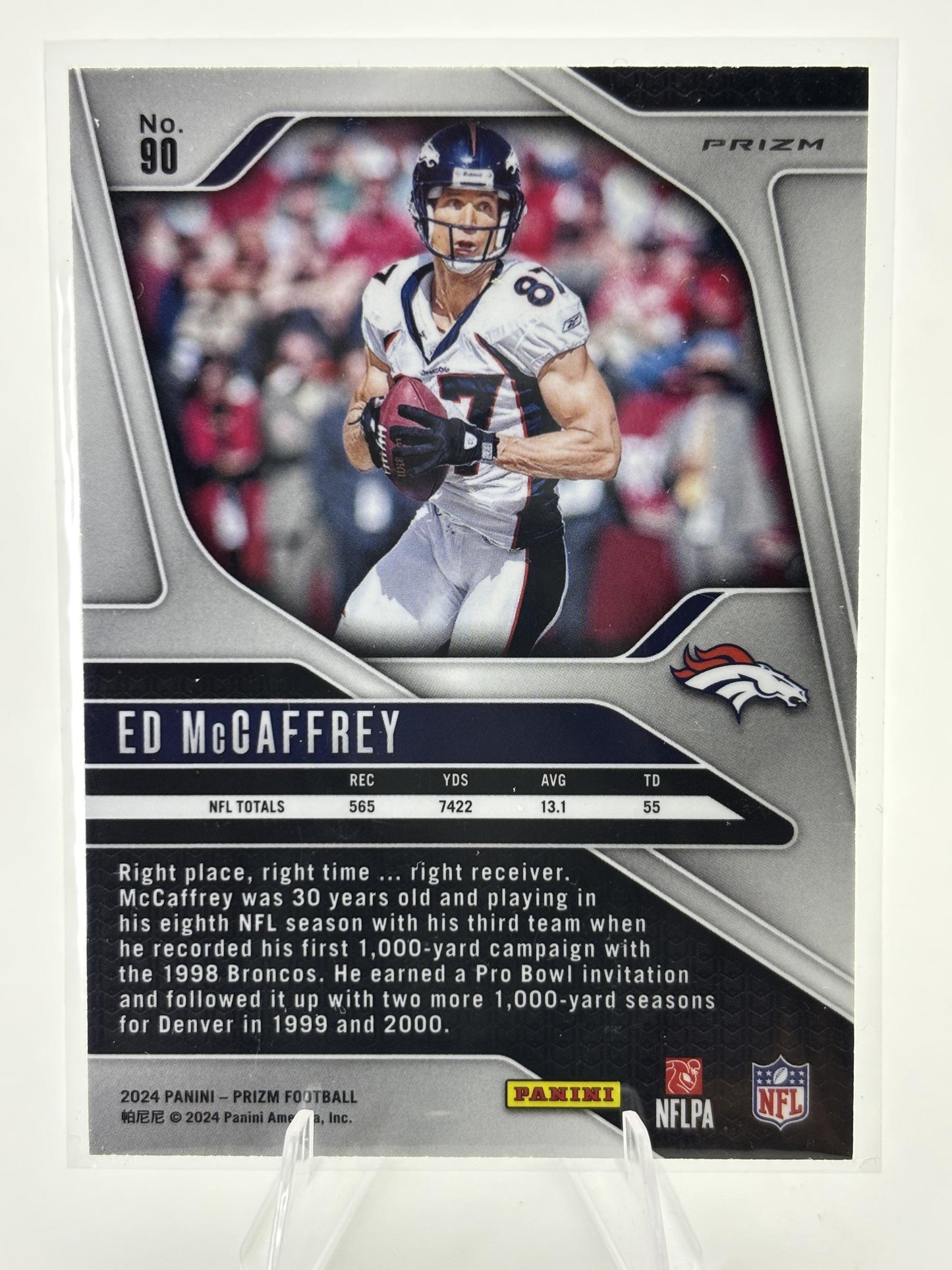 2024 Panini Prizm #90 Ed McCaffrey