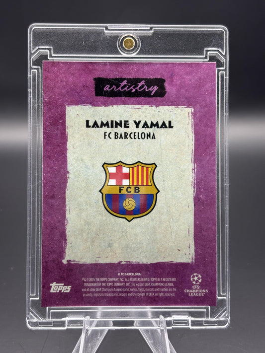 2025-26 Topps Deco UEFA Club Competitions Lamine Yamal Artistry