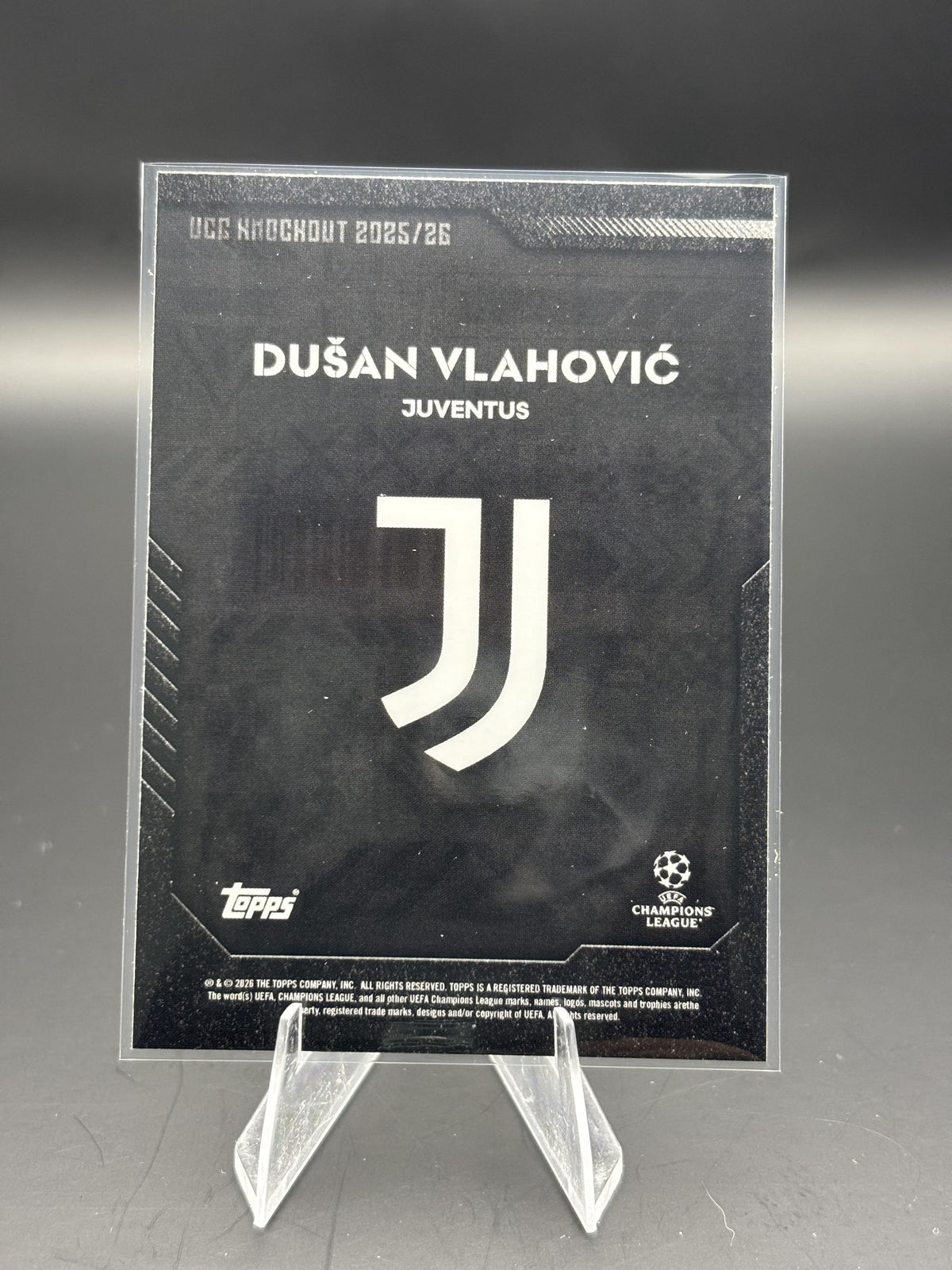 2025-26 Topps Knockout UEFA Club Competitions Dušan Vlahović