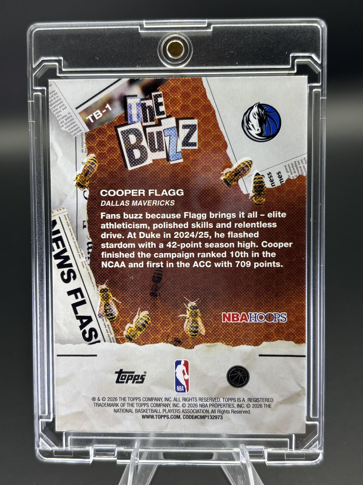 2025-26 Hoops #TB-1 Cooper Flagg The Buzz