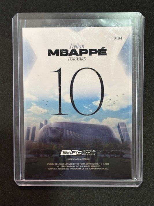 2025 Topps Los Blancos - Kylian In The Stadium - Kylian Mbappé #MB-1