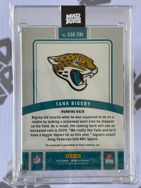 Tank Bigsby – Donruss Signature series (Jacksonville Jaguars)