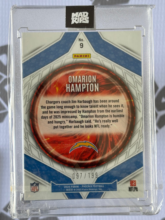 OMARION HAMPTON RC /199 – 2025 PANINI PHOENIX FOOTBALL