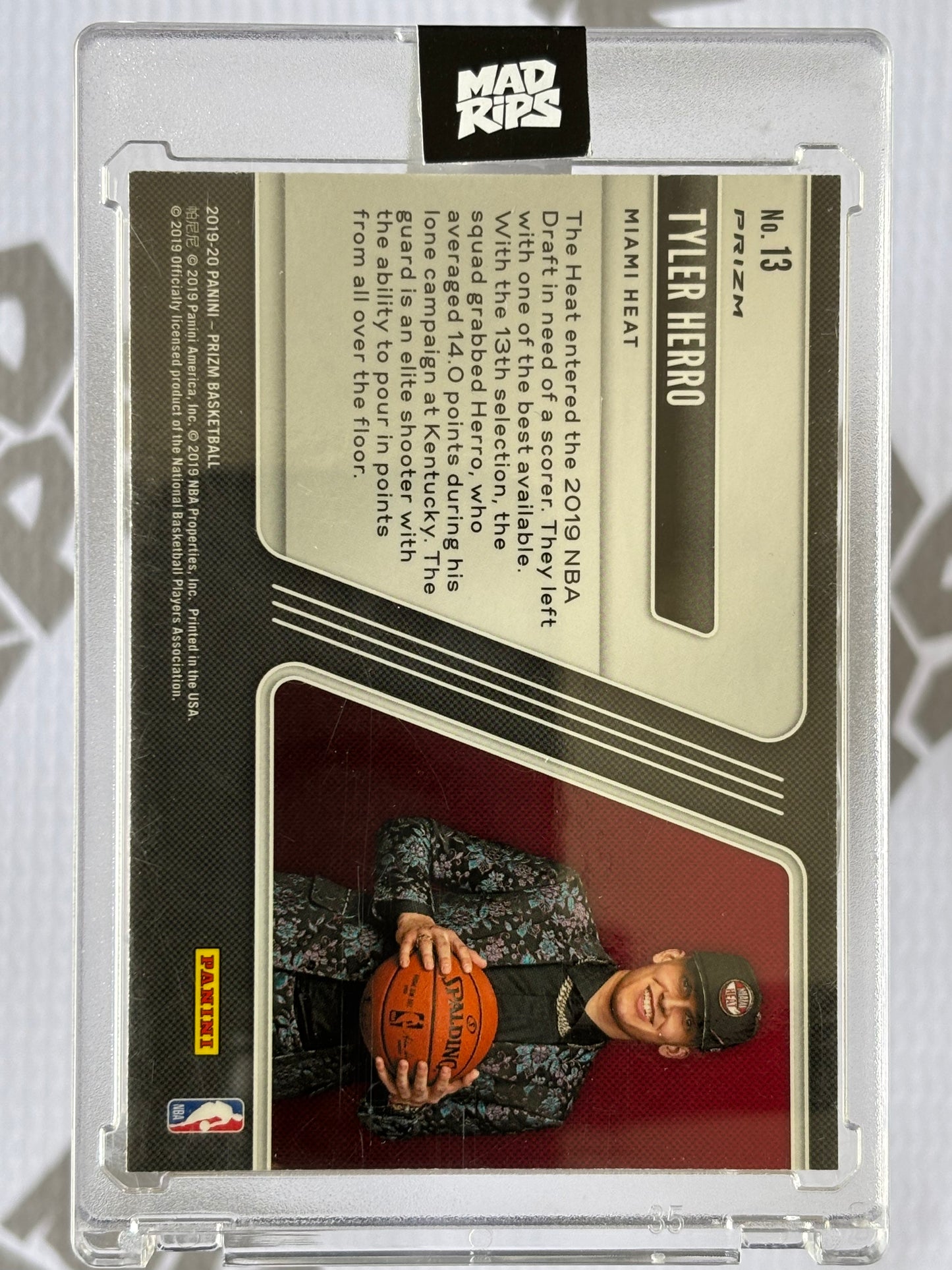 Tyler Herro Rookie Card – 2019 Panini Prizm NBA Draft – Miami Heat