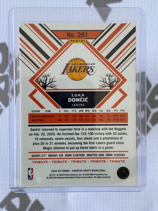 Luka Doncic 2024-25 Panini Haunted Hoops #281 – Los Angeles Lakers