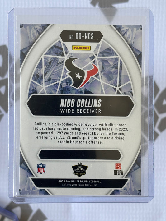 Nico Collins Draft Diamonds Insert – 2021 Absolute Football
