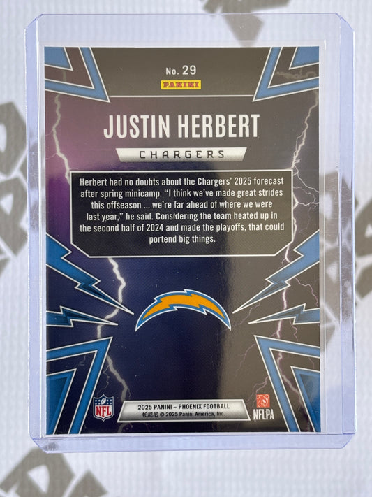 Justin Herbert – Thunderbirds Insert | 2025 Panini Phoenix Football