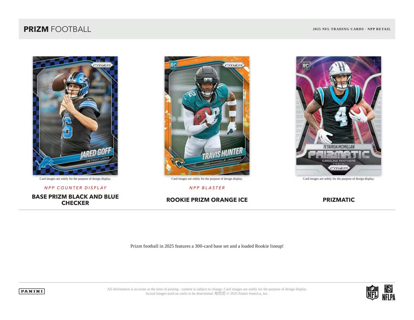 Break #3 – 2025 NFL Mixer Donruss Optic Hobby Box + 2 Prizm Blaster Box | 32 Spots