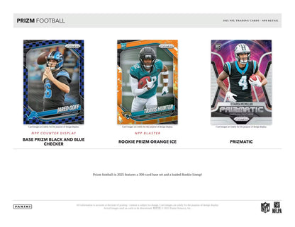 Break #3 – 2025 NFL Mixer Donruss Optic Hobby Box + 2 Prizm Blaster Box | 32 Spots