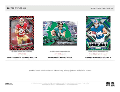 Break #3 – 2025 NFL Mixer Donruss Optic Hobby Box + 2 Prizm Blaster Box | 32 Spots
