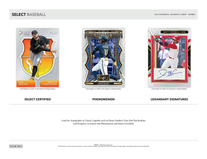 2025 Panini Select Baseball Hobby Box