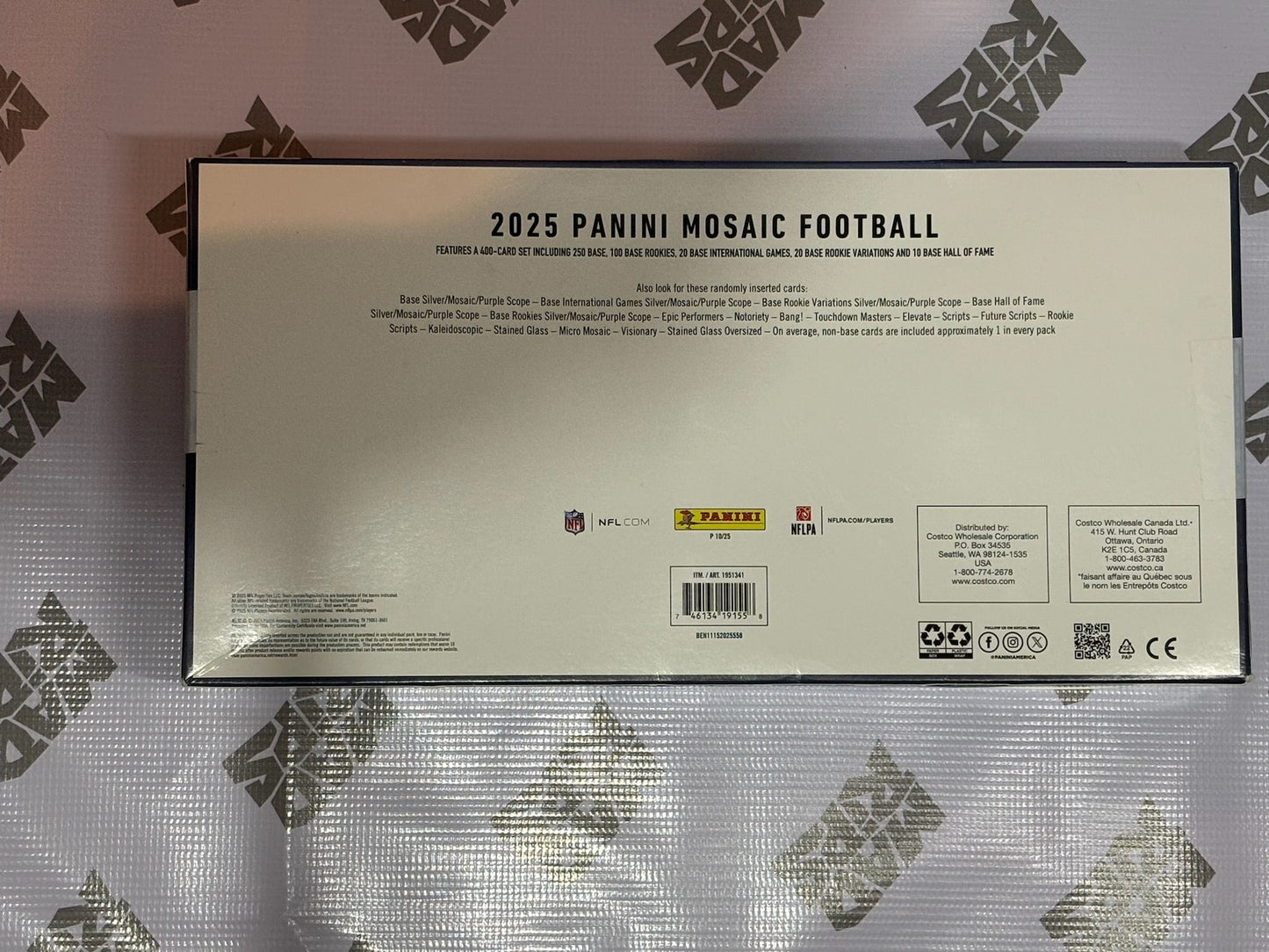 2025 Panini Mosaic Football Bundle Box