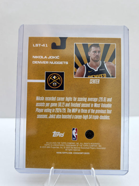 2025-26 Topps #LST-41 Nikola Jokić Limited Stock Legends