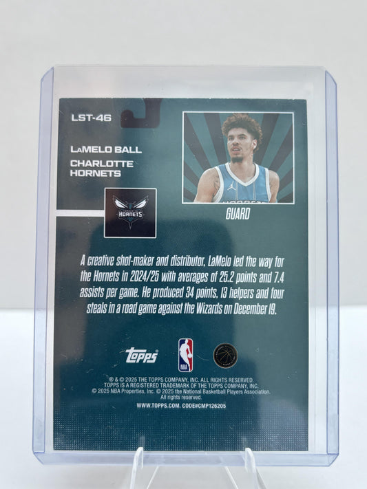 2025-26 Topps #LST-46 LaMelo Ball Limited Stock Legends