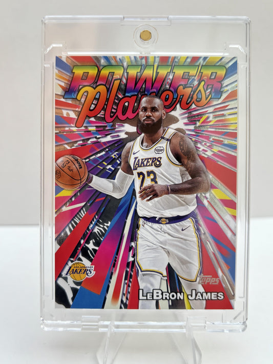 2025-26 Topps #PP-7 LeBron James Power Players Holo Foil