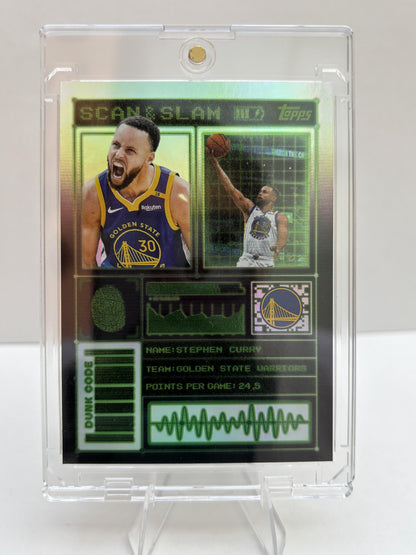 2025-26 Topps #SS-12 Stephen Curry Scan and Slam