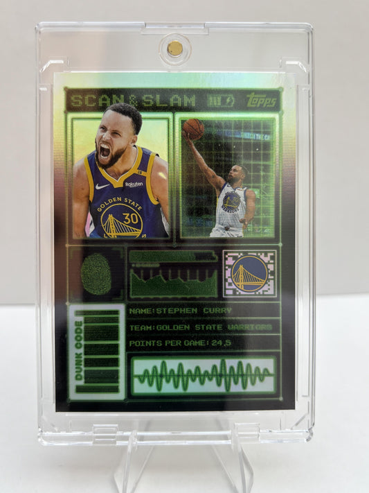 2025-26 Topps #SS-12 Stephen Curry Scan and Slam