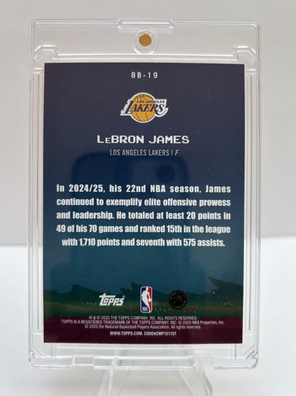 2025-26 Topps #8B-19 LeBron James 8-Bit Ballers