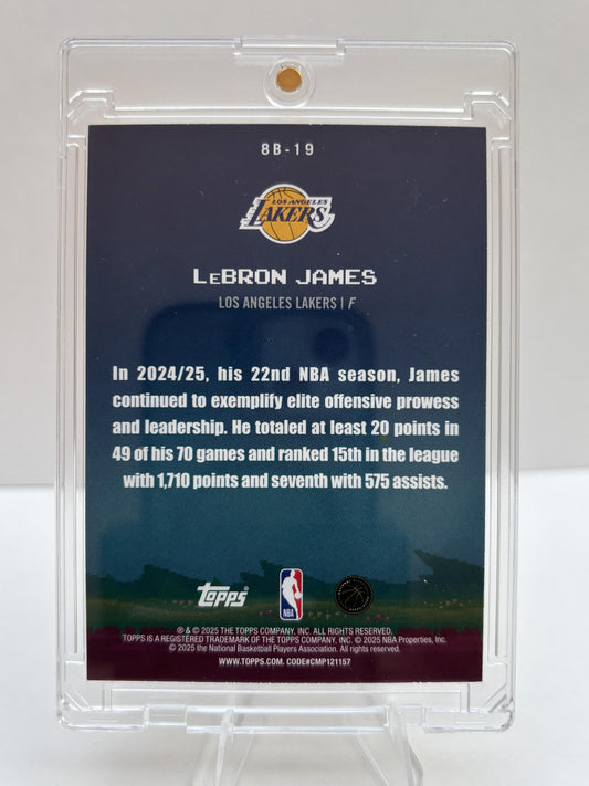 2025-26 Topps #8B-19 LeBron James 8-Bit Ballers