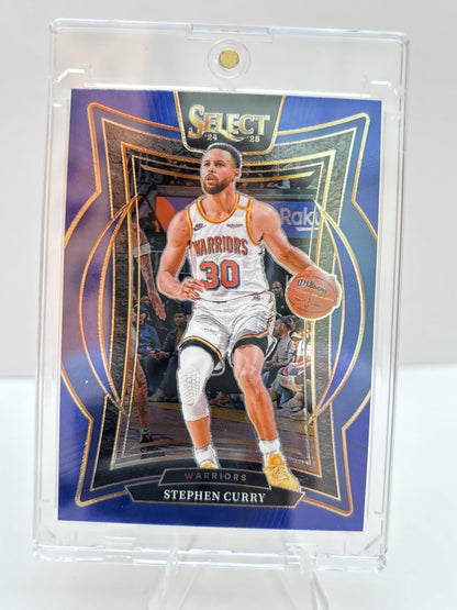 2024-25 Panini Select #7 Stephen Curry Silver Prizm