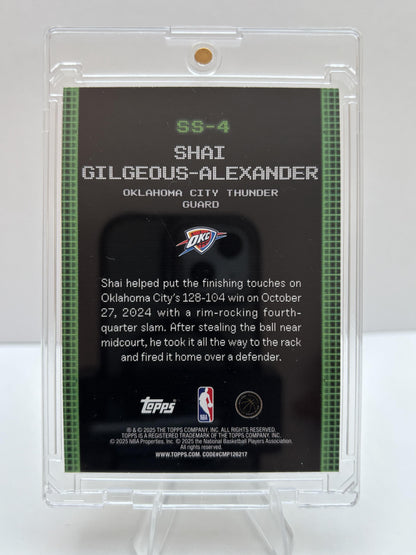 2025-26 Topps #SS-4 Shai Gilgeous-Alexander Scan and Slam