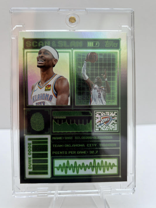 2025-26 Topps #SS-4 Shai Gilgeous-Alexander Scan and Slam
