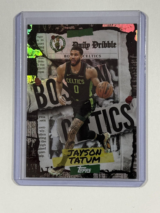 2025-26 Topps #DD-3 Jayson Tatum The Daily Dribble