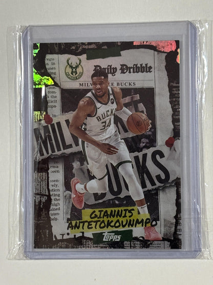 2025-26 Topps #DD-5 Giannis Antetokounmpo The Daily Dribble