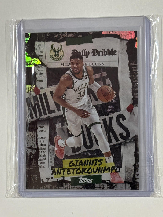 2025-26 Topps #DD-5 Giannis Antetokounmpo The Daily Dribble