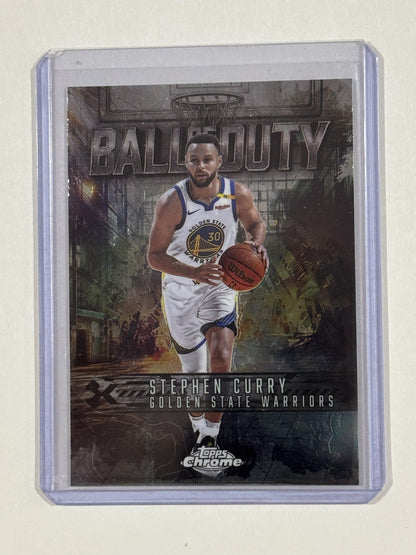 2025-26 Topps Chrome #BD-9 Stephen Curry Ball of Duty